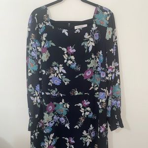 Floral dress from Loft